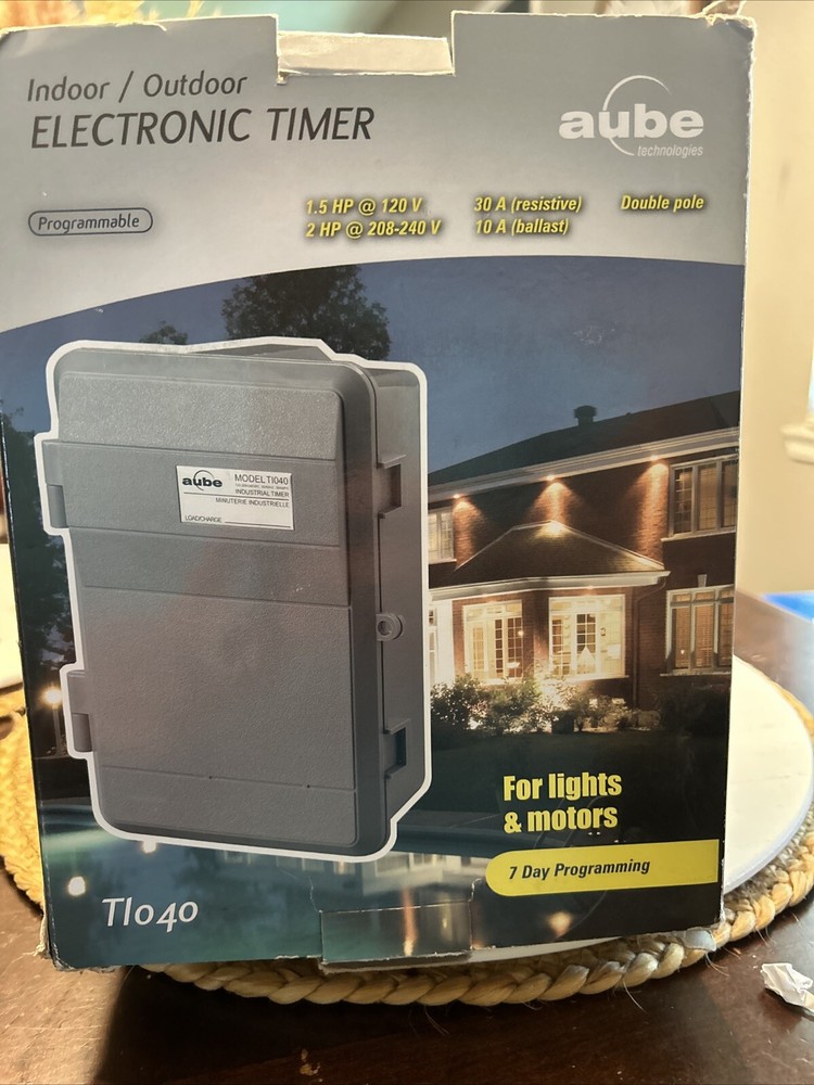 Aube by Honeywell TI040/U 7-Day Programmable Timer