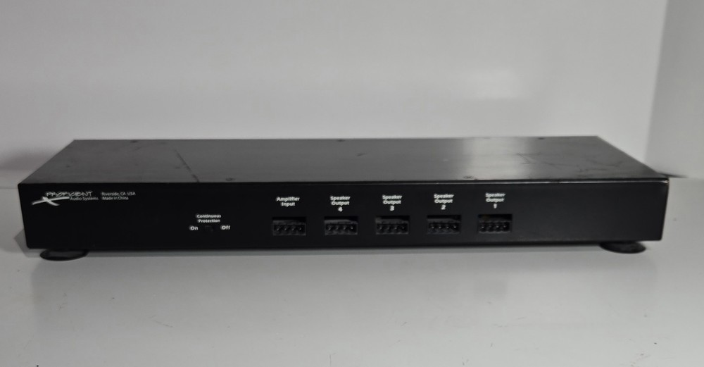 Proficient SS4VC 4-Pair Stereo Speaker Selector with Volume Controls