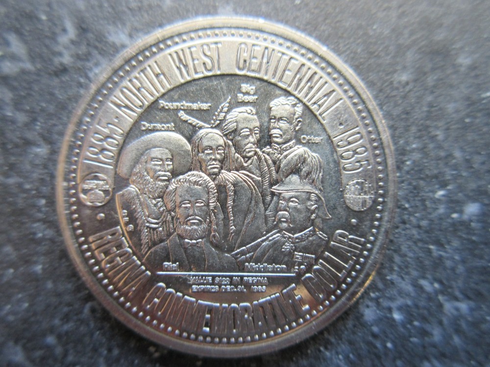 1985 Regina Saskatchewan Dollar Northwest Centennial