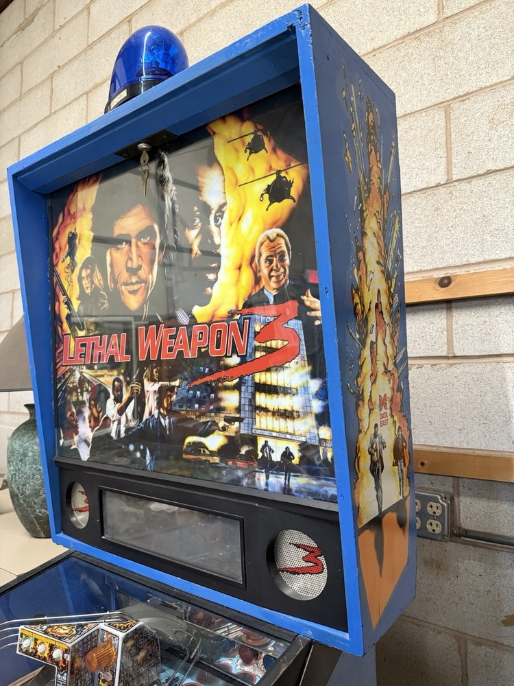 Lethal Weapon 3 1992 DATA EAST Pinball Machine GREAT Condition