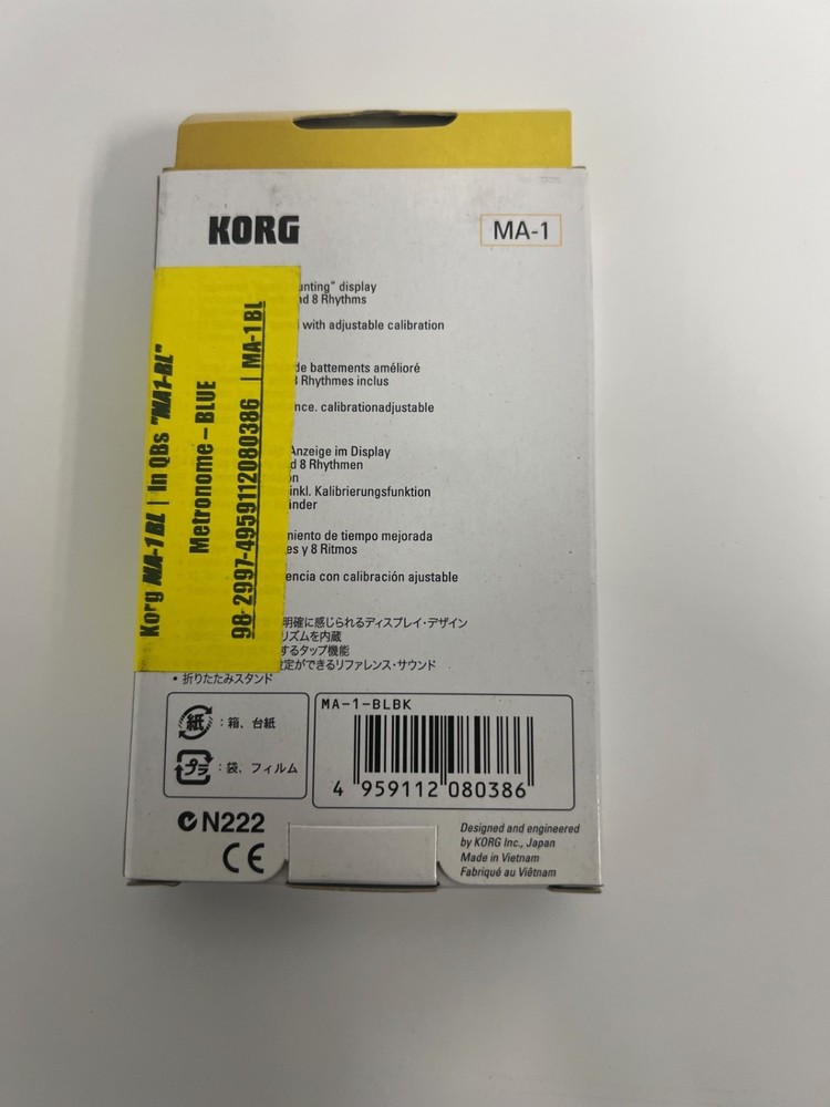 Korg-MA1-BL Solo Metronome Blue