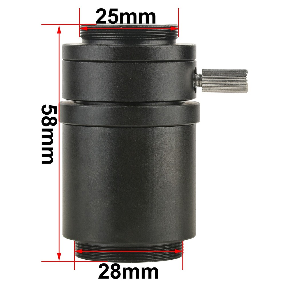KOPPACE 1X Microscope Interface Adjustable Focal Length 28mm Mounting Interface