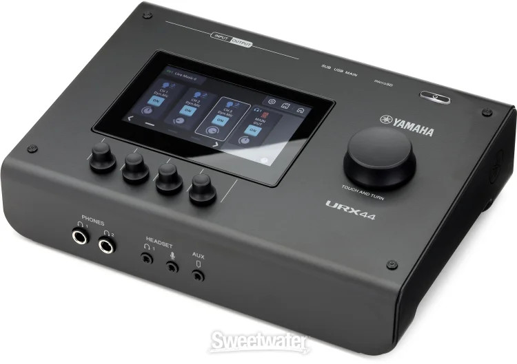 Yamaha URX44 USB-C Audio Interface - Black