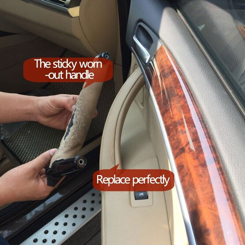 For BMW E70 X5 X6 2007-2014 3PCS Left Right Inner Door Handle Pull Trim Cover