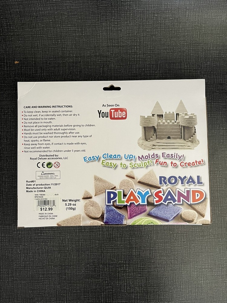 Royal Play Sand - 6 Pack - Assorted Colors