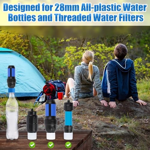 Water Filter Coupling Kit, Compatible with 28mm External Threaded Water 6