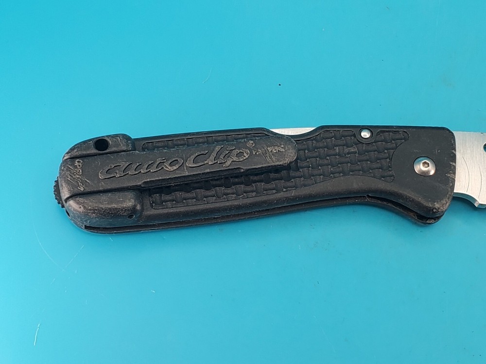 SOG Auto Clip Plain Edge Folding Pocket Knife!