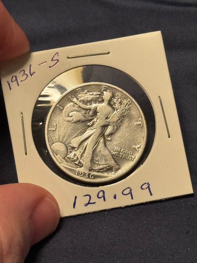 1936 S Walking Liberty Half Dollar