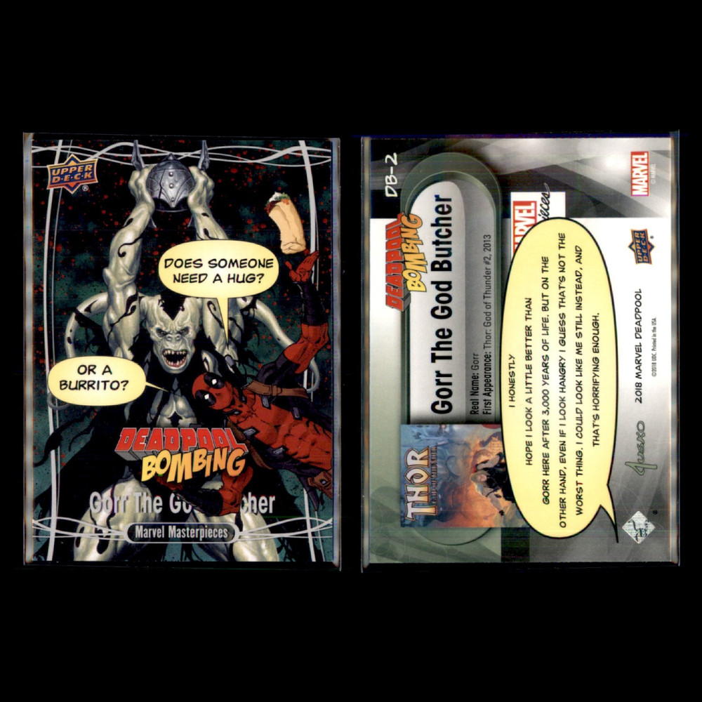 2018 Upper Deck Deadpool Bombing Complete Set 12 Marvel Cards DB1-DB12 Full Set