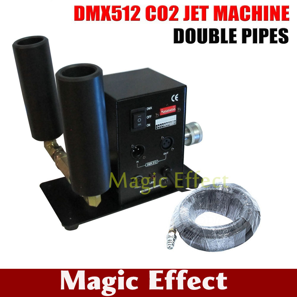 Double Pipe Stage CO2 Machine DMX 512 Switchable CO2 Column Jet  Concert Device