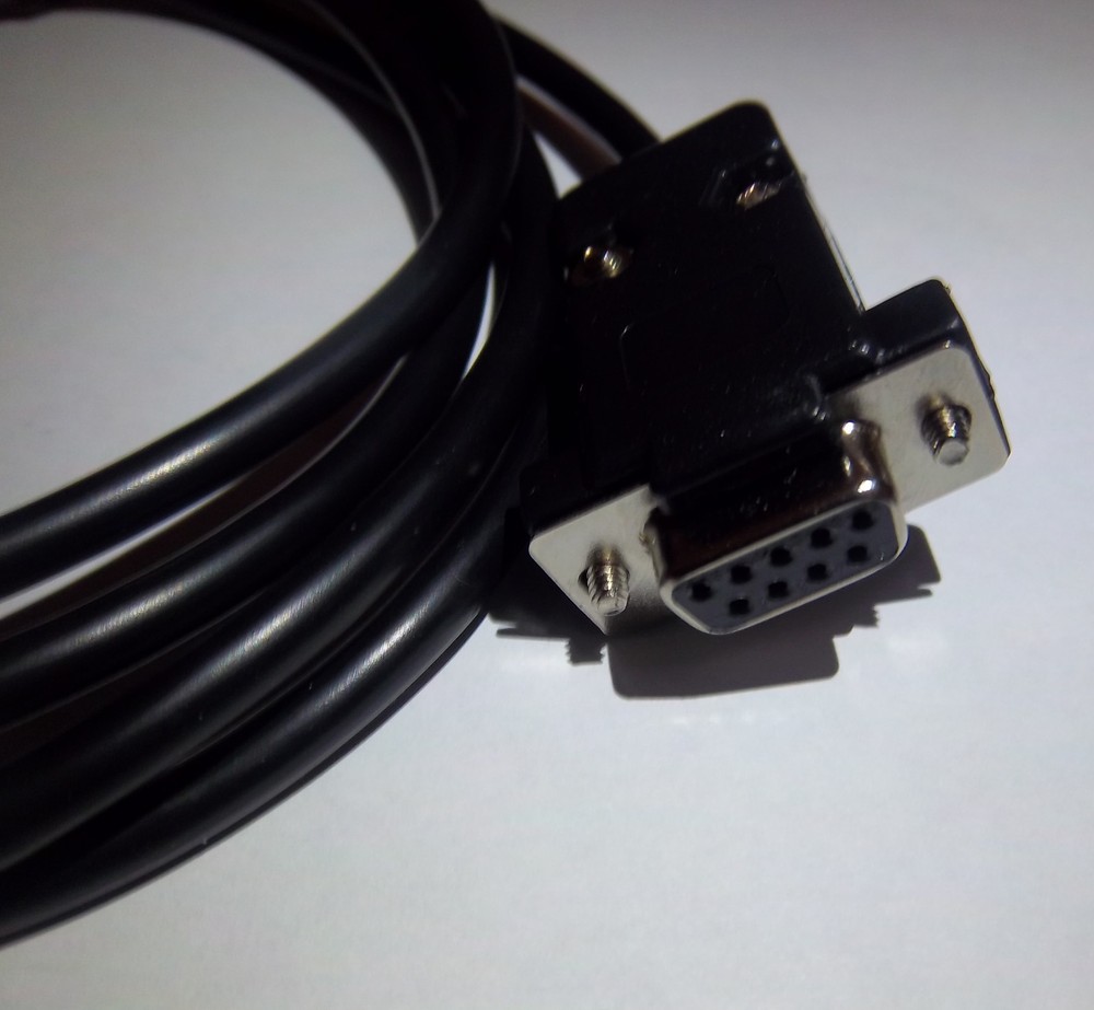 FANUC 11M CNC MODEL - PC SERIAL CNC/DNC DATA CABLE - (TYPE B)