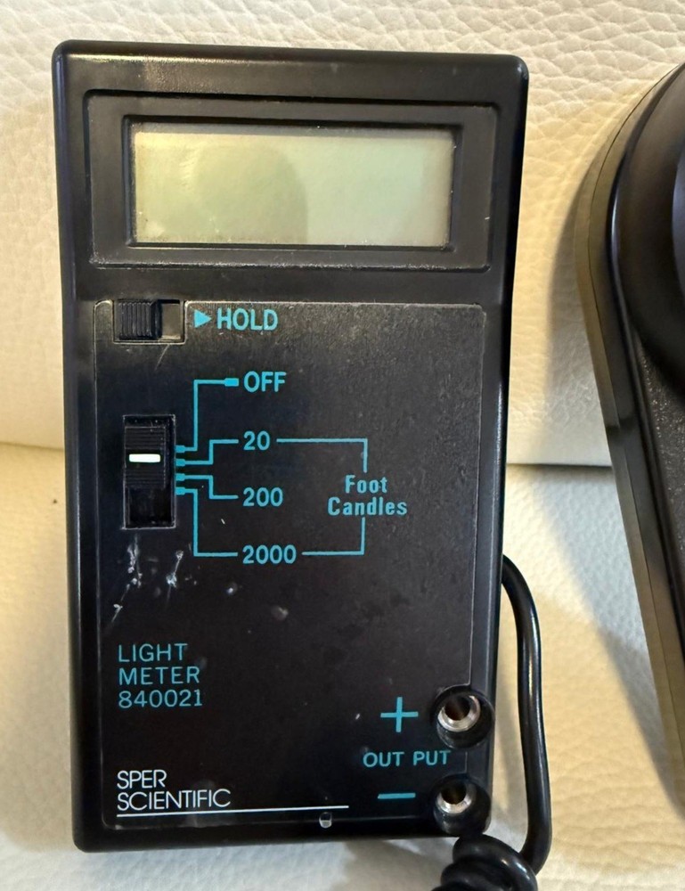 SPER Scientific 840021 Light Meter with Original Case **EXCELLENT SHAPE**