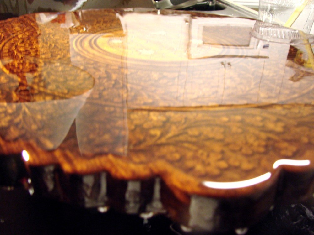 Epoxy Resin Clear High Gloss Coating -Less Bubbles Orange Peel & Surface DefectS