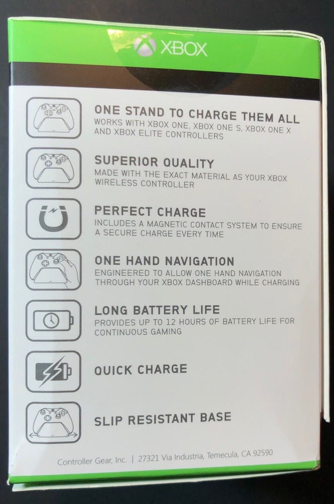 Controller Gear XBOX ONE Pro Charging Stand ONLY [ Oxide RED ] NEW