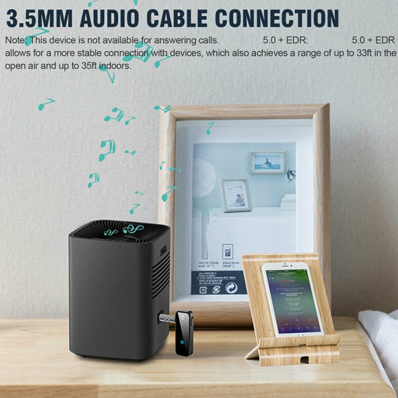 Car USB Wireless Bluetooth-Compatible5.0 Transmitter Receiver Audio Adapter