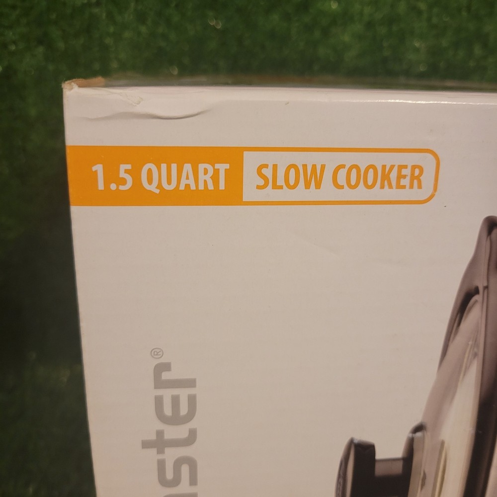 Slow Cooker Toastmaster 1.5 Quart Removeable Lid Temperature Control Open Box