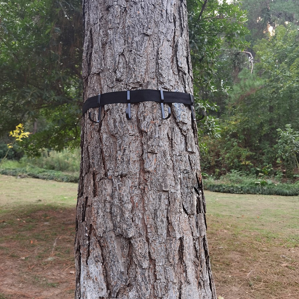 Durable Tree Mounted Equipment Hooks Strap Hunting Camping Accessories
