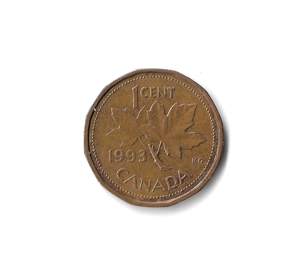 1993 Canada - 1 Cent - 439 - Bronze - 2.5g