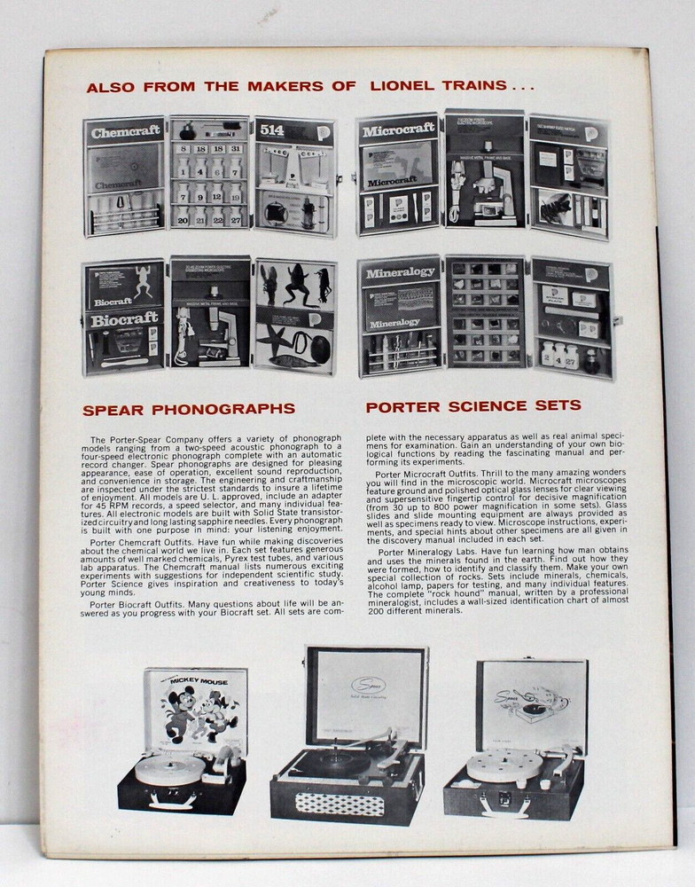 Lionel 1968 Consumer Train Catalog Mint NOS Original
