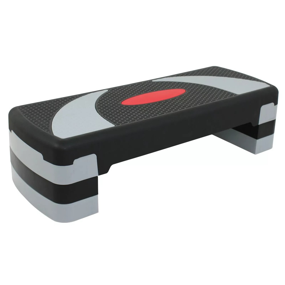 30" Aerobic Exercise Stepper Platform Workout Adjust 4"-6"-8" w/Risers PICK UP