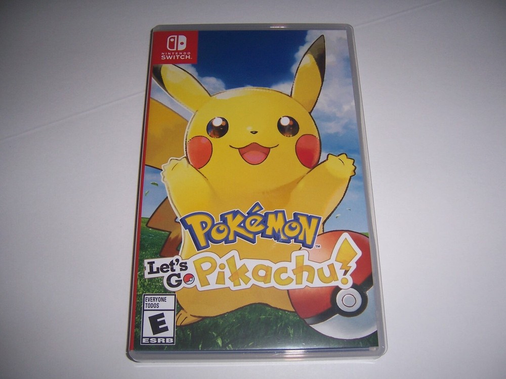 Original Box Case Replacement Nintendo Switch Pokemon Let's Go Pikachu
