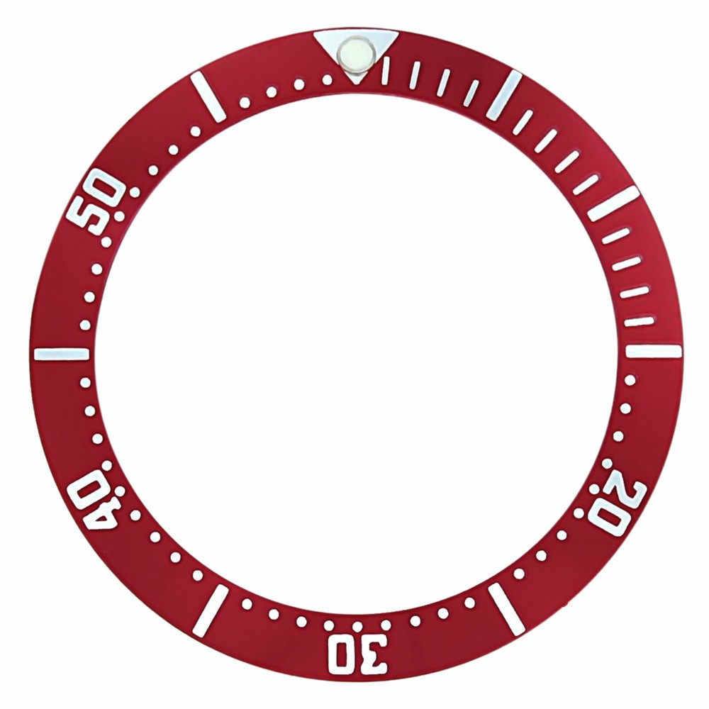 BEZEL INSERT FOR OMEGA SEAMASTER WATCH MIDSIZE RED TOP QUALITY