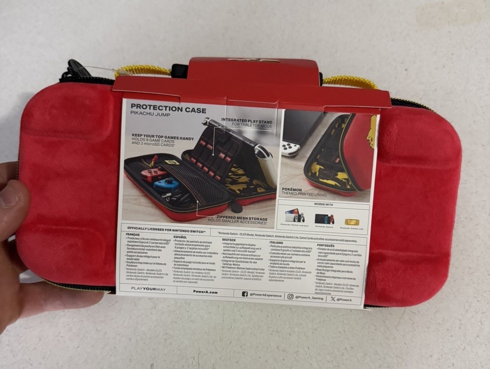 Nintendo Switch CASE PIKACHU JUMP for Nintendo Switch [New ]