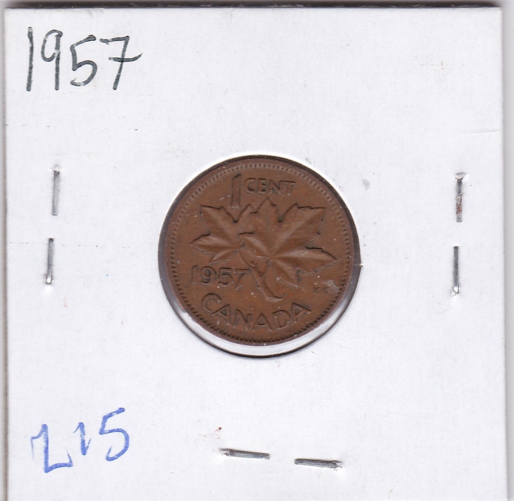 1957 Canada One Cent L15