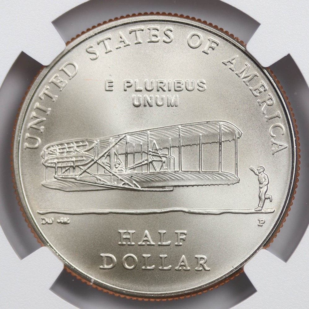 2003-P First Flight Centennial Modern Commemorative Half Dollar 50C MS 69 NGC