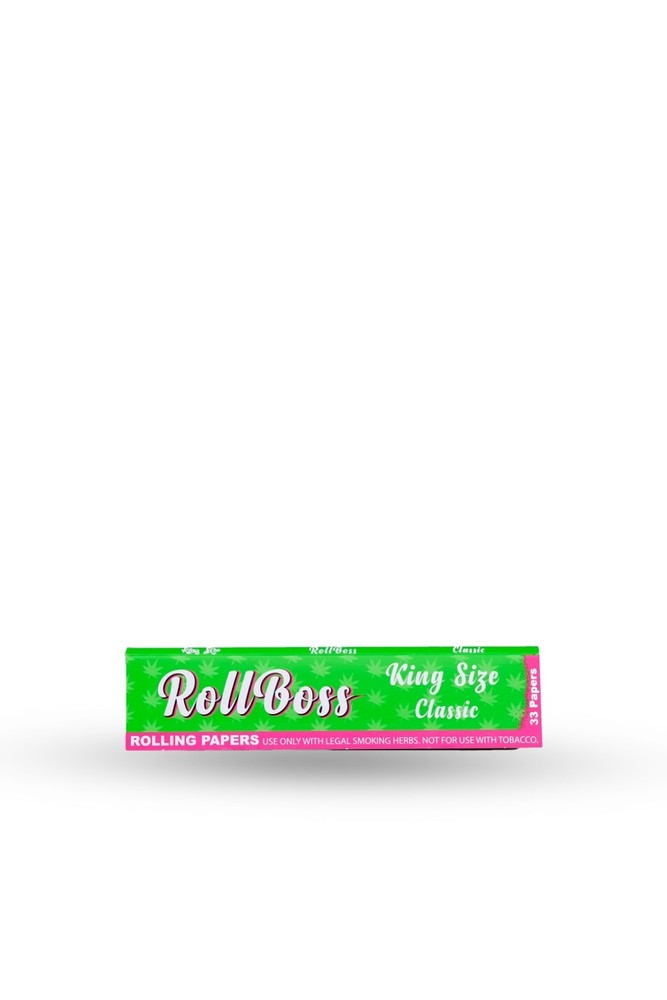 ROLLBOSS Classic King Size Slim Rolling Papers (50 Count Box) Full Box