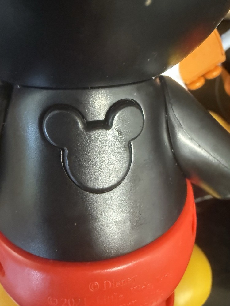 2 - Disney Junior Mickey Mouse Action Bubble Blower Pre Owned