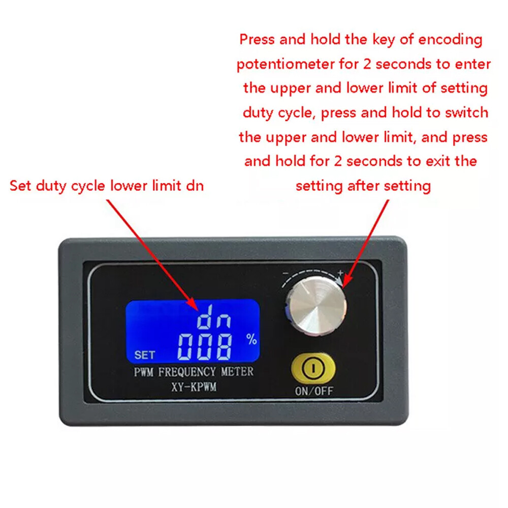 Signal Generator Module Adjustable PWM Pulse Frequency Duty Cycle Square Wave 2X