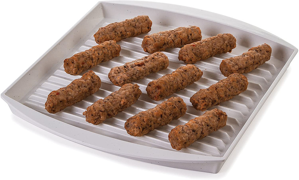 Prep Solutions Microwavable Bacon Grill, White, 1 Piece
