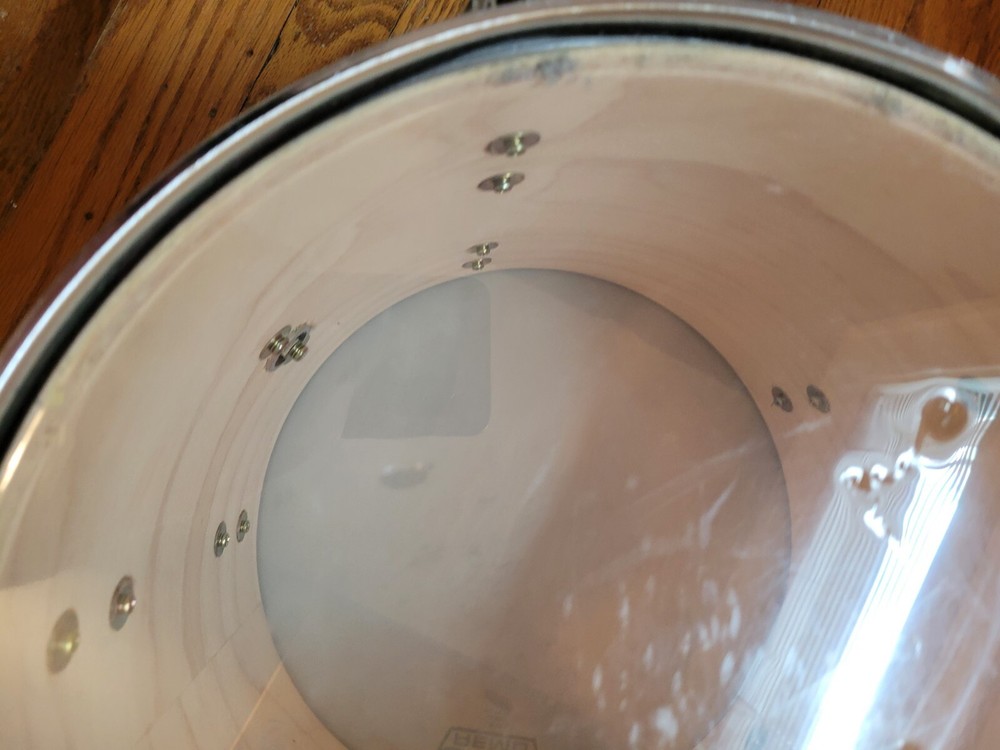 🔥🔥16” Floor Tom & 14" Mount Tom Maroon Check 📸 🔥🔥