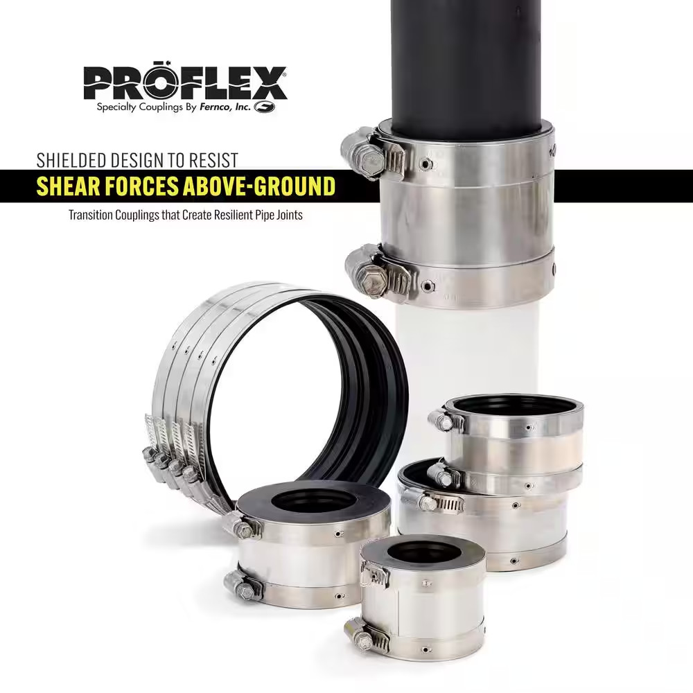 Proflex 2 In. Neoprene Shielded Coupling