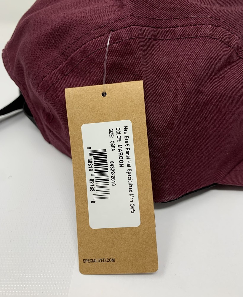Specialized New Era 5 Panel Hat - Maroon - New