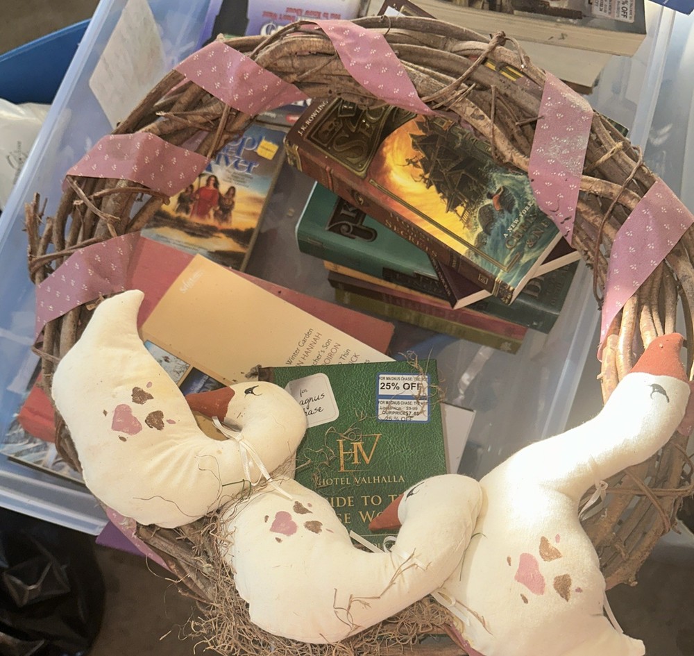 decorative duck grapevine wreath