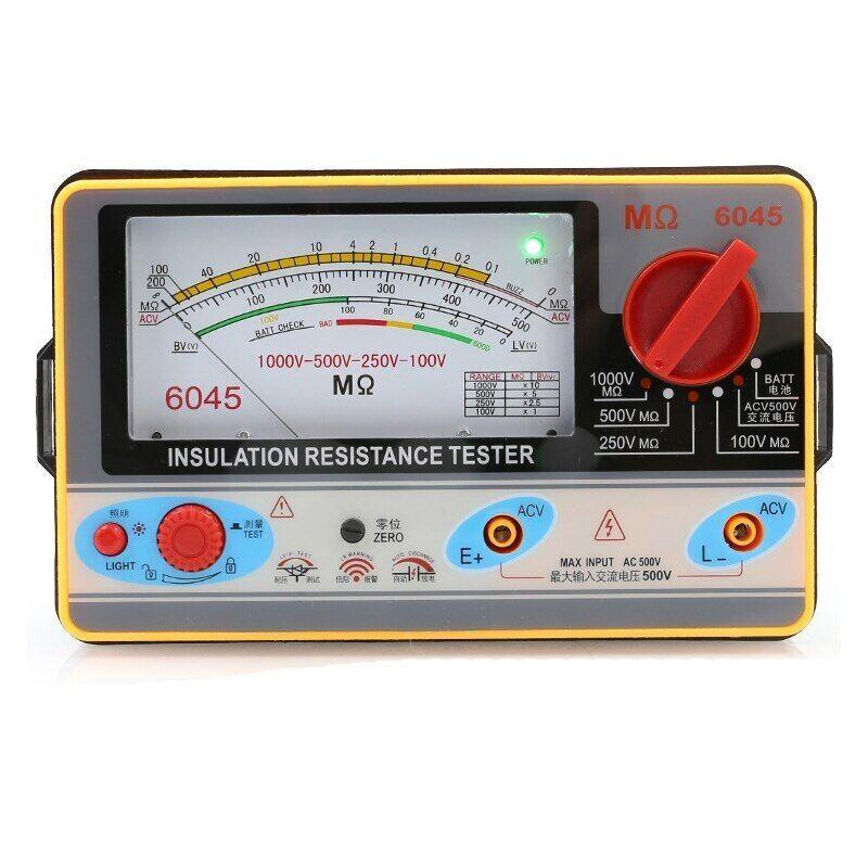 TY6017/18/45 Type Pointer Insulation Megohmmeter 500V 1000V Rocking Meter