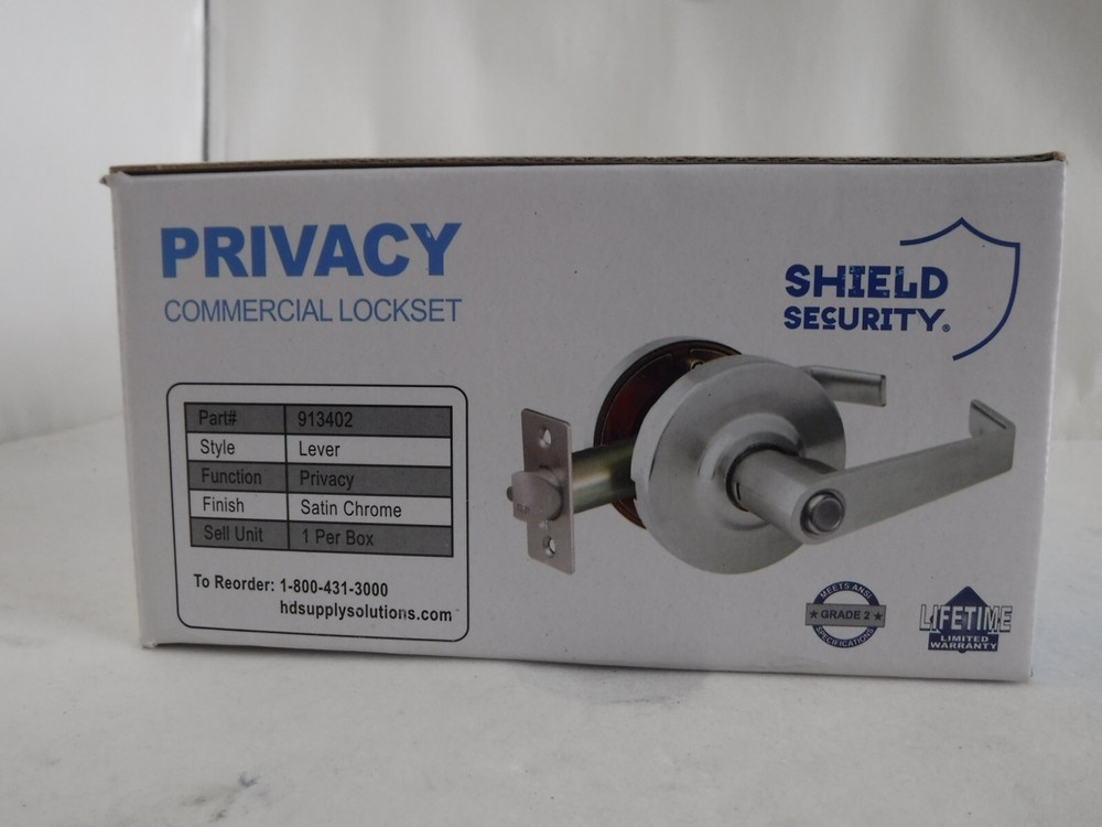 SHIELD SECURITY PRIVACY COMMERCIAL LOCKSET GRADE 2, 913402