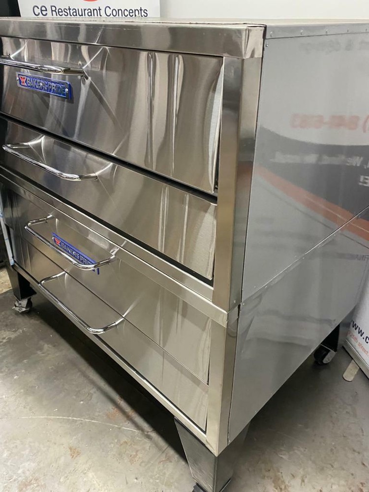 Used Bakers Pride 452 Pizza Oven Double Stack