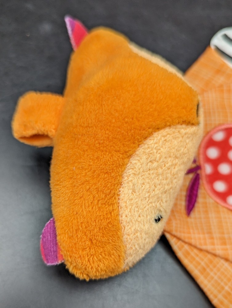 Manhattan Toy Teether Fox Soft Snuggle Toy Great Condition