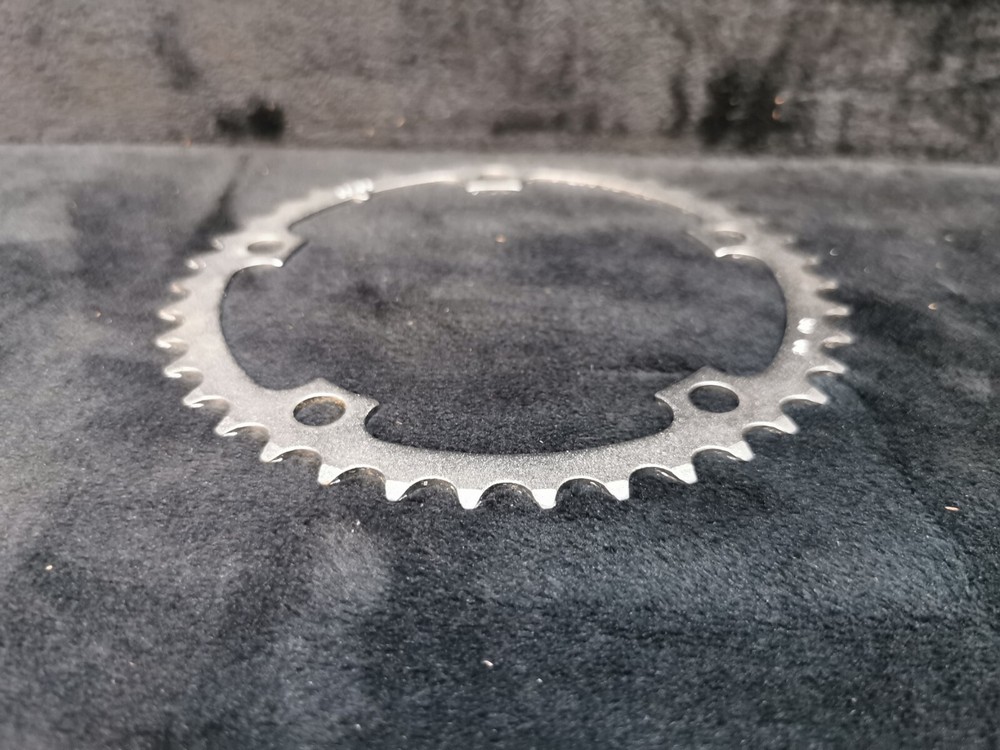 39 Tooth Aluminium Chainring 130 mm Silver 39-53