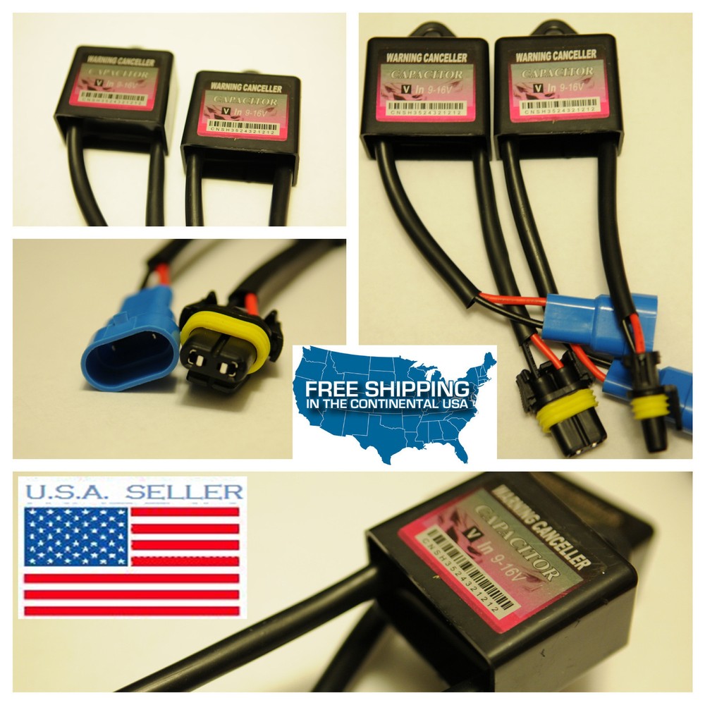 HID ERROR WARNING CANCELLOR CAPACITOR XENON KIT SHUT OFF DECODER BMW JEEP FIAT