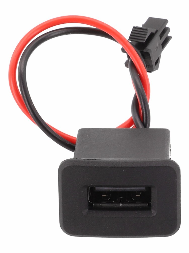 Quick and Easy Installation USB Female Base 2P Socket for All Vehicles