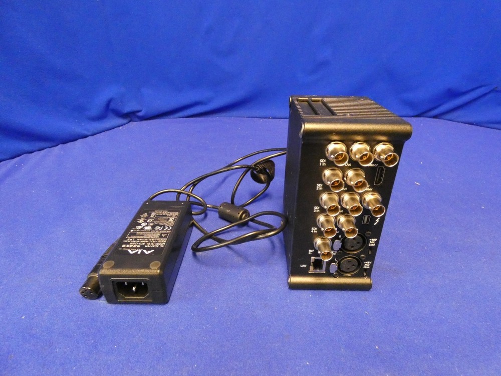 AJA Ki Pro Quad Solid State 4K Recorder w/4-Pin AJA External Power Supply