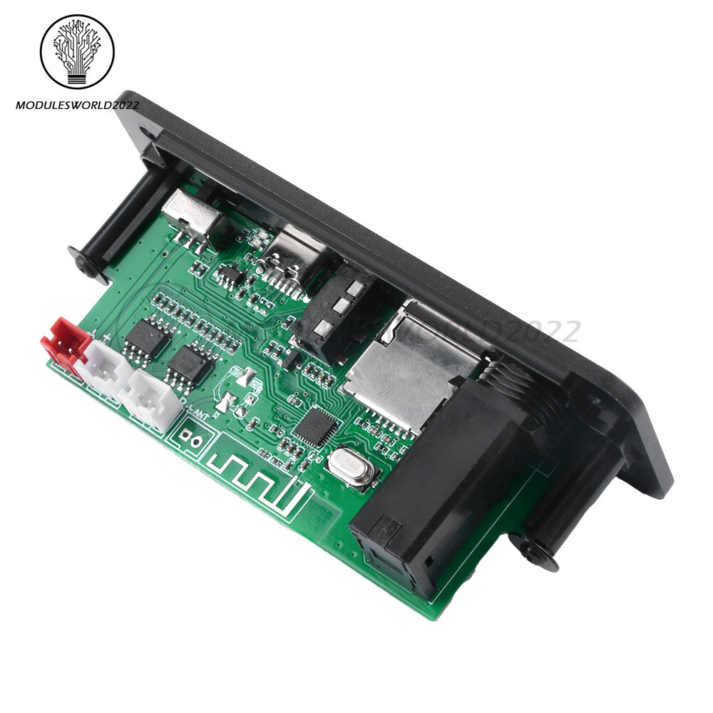 MP3 Bluetooth5.3 Power Amplifier Decoder Board USB TF FM Radio 2*3W Audio Player