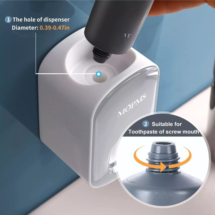 MOPMS Toothpaste Squeezer Gray NEW