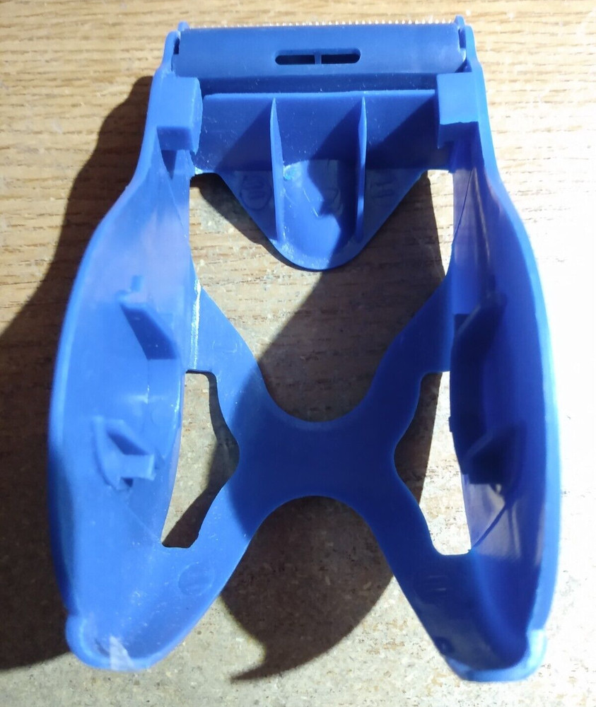 Small Roll Hand-Held Box Sealing Tape Dispenser Blue