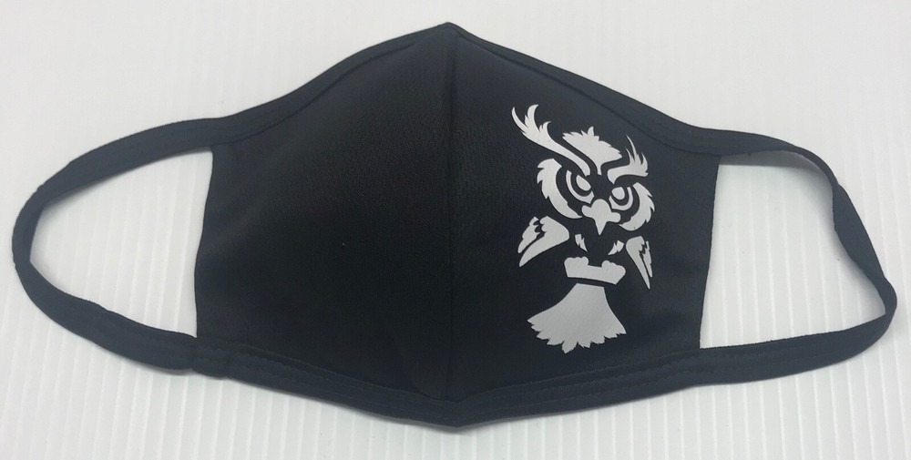 Face mask DRI-FIT 100% polyester, double layer, customized Owls print