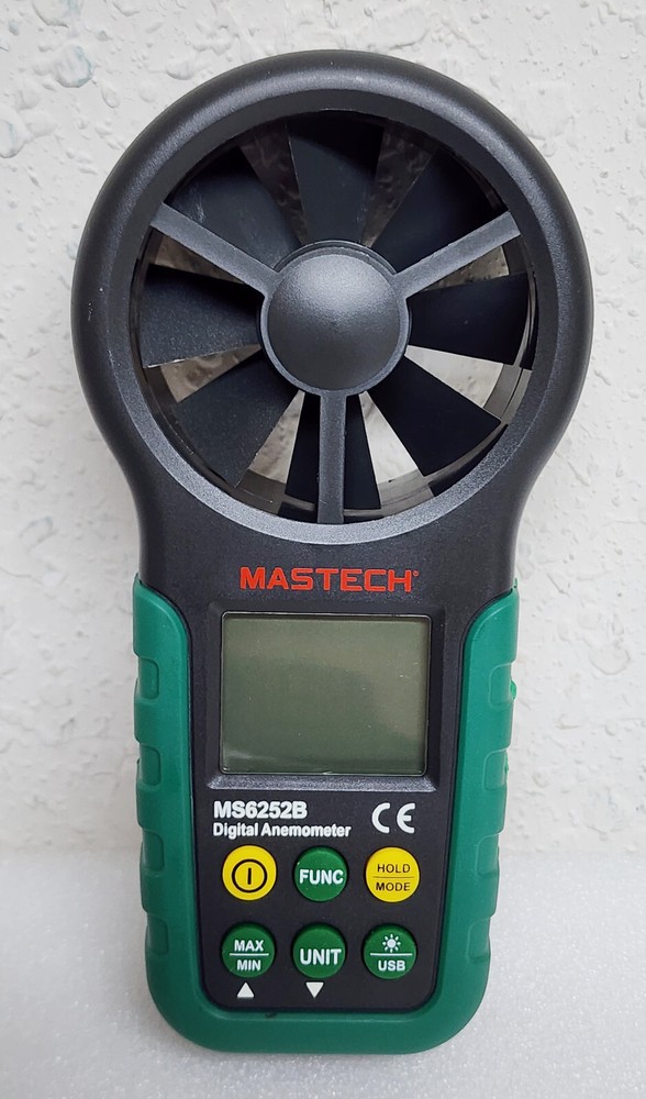 MASTECH MS6252B Digital Anemometer Air Wind Speed Velocity Meter